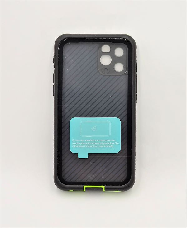 GSA Military Grade Waterproof Case For iPhone 11 Pro (5.8") - Black/Green