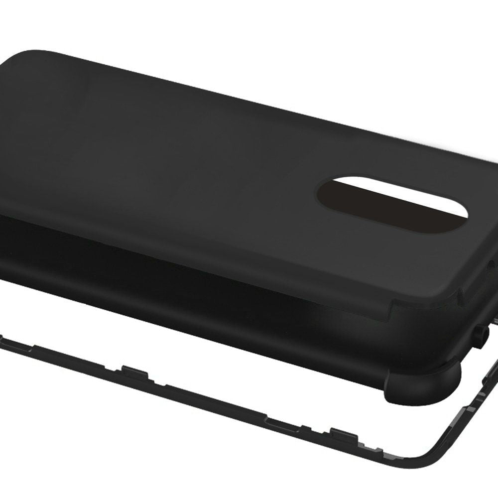 GSA Astronoot Rubber Hybrid Case for LG Aristo Plus - Black