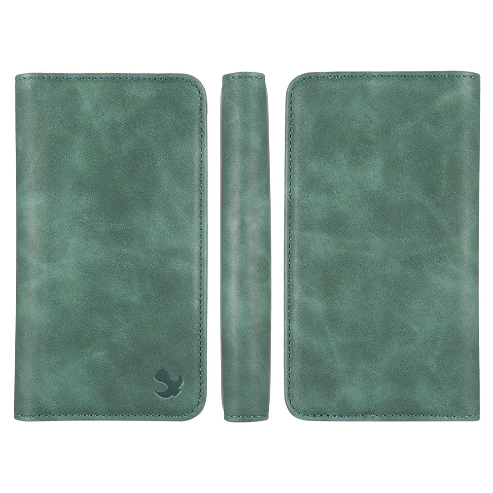GSA Leather Gentleman Folio Wallet Case for iPhone 11 Pro (5.8") - Green