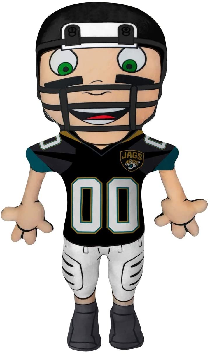 TNC NFL Licensed Jacksonville Jaguars Character Player Buddy Pillow, 10" x 28"