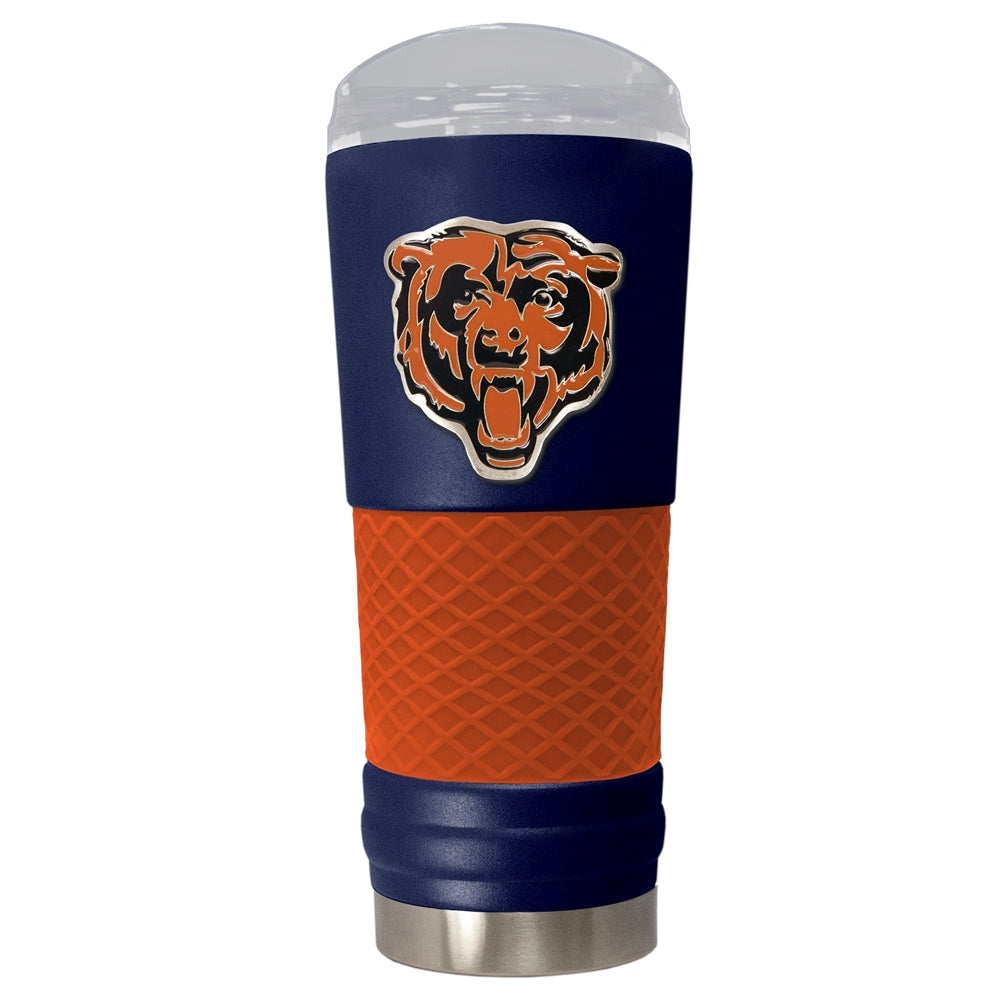GA NFL Chicago Bears 24 oz Powder-Coated Draft Beverage Tumbler with Grip