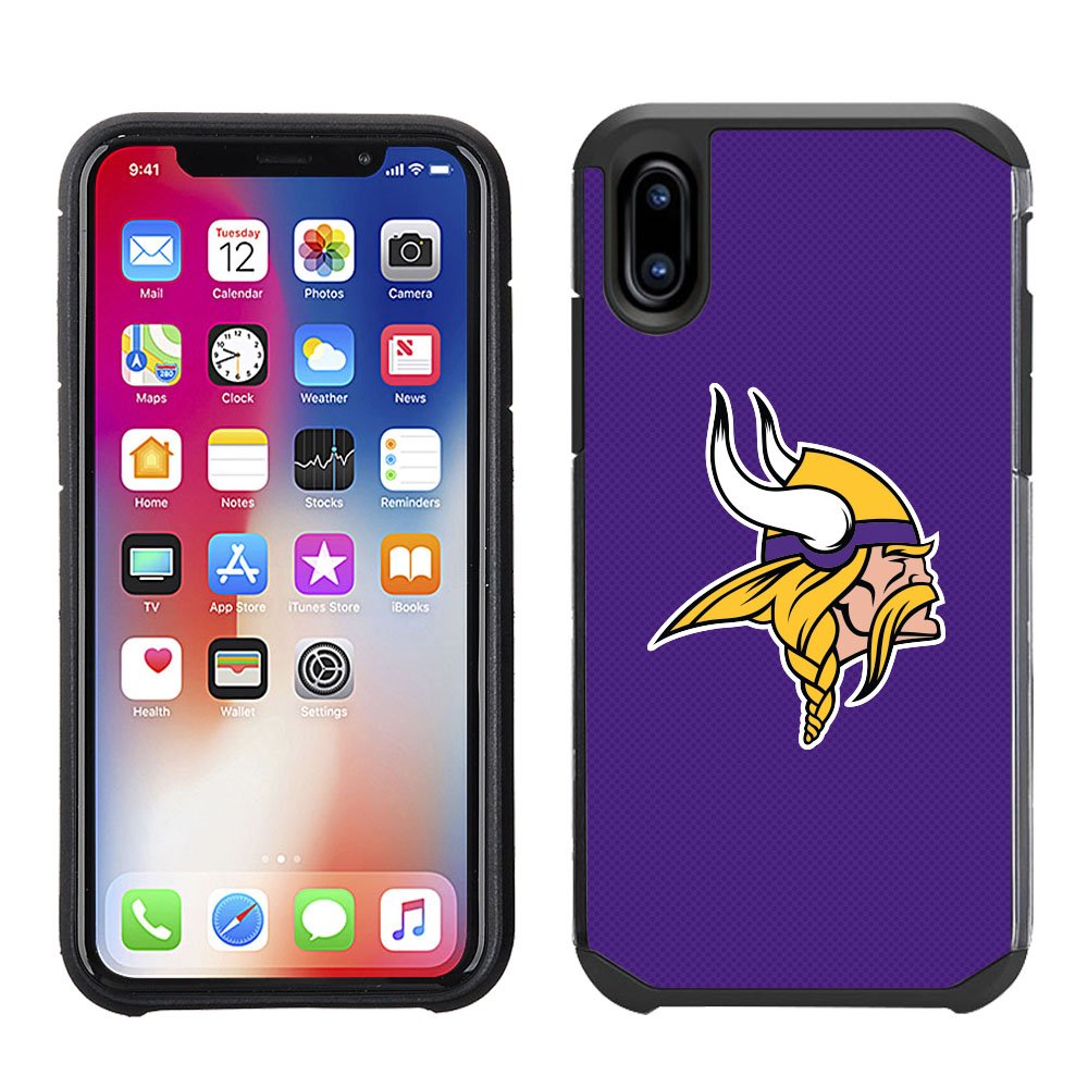 PBG NFL Minnesota Vikings Textured Case for iPhone X & XS (5.8")