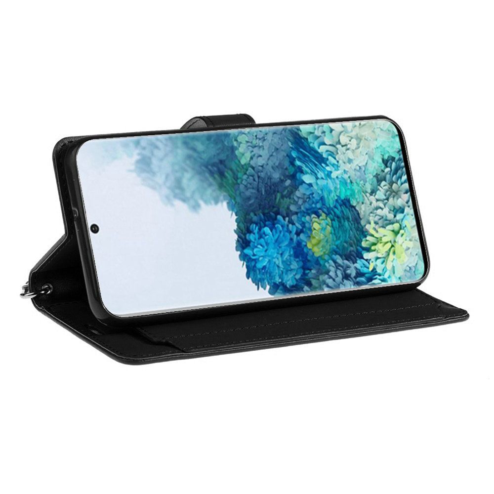 GSA Leather Flip Wallet Case for Samsung Galaxy S20 (6.2") Black