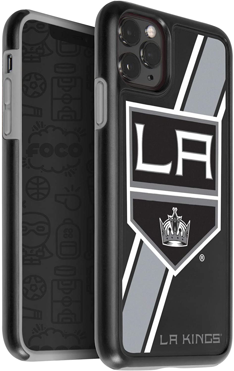 FOCO NHL Los Angeles Kings Hybrid for iPhone 11 Pro Max & XS Max (6.5")