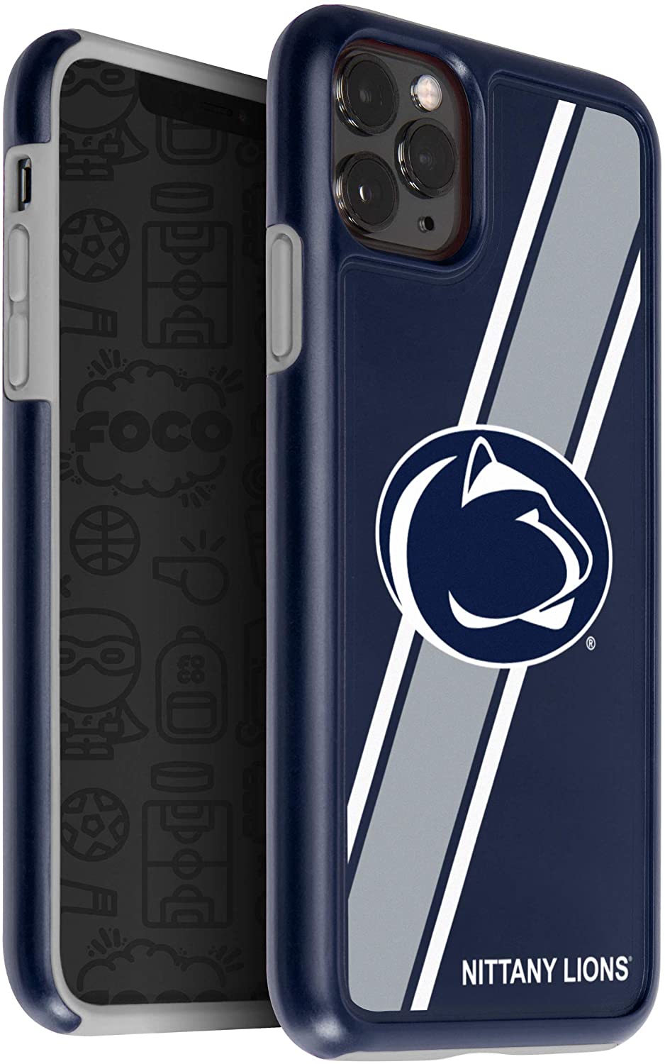 FOCO NCAA Penn State Nittany Lions Hybrid For iPhone 11 Pro Max & XS Max (6.5")