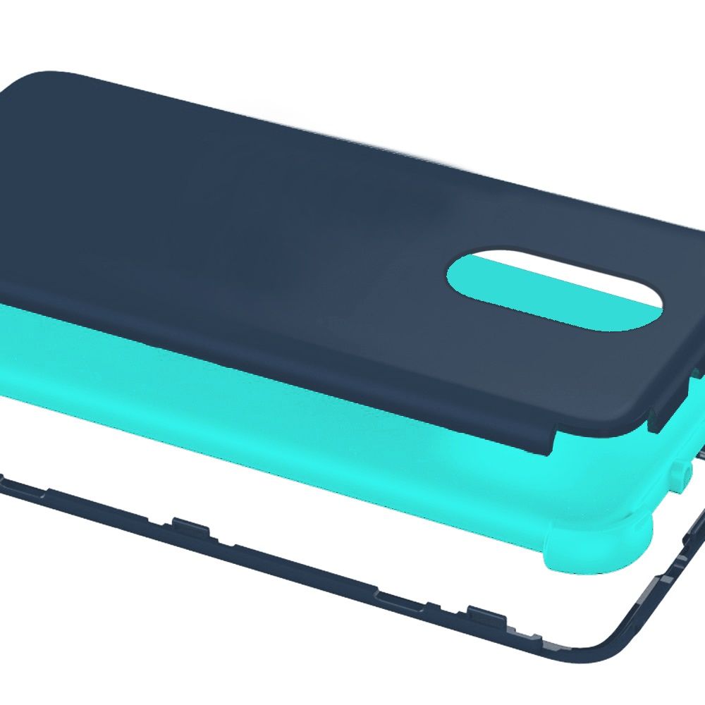 GSA Rubber Hybrid Case For LG Aristo 4 Plus/LG Escape+/K30 2019 Blue/Teal