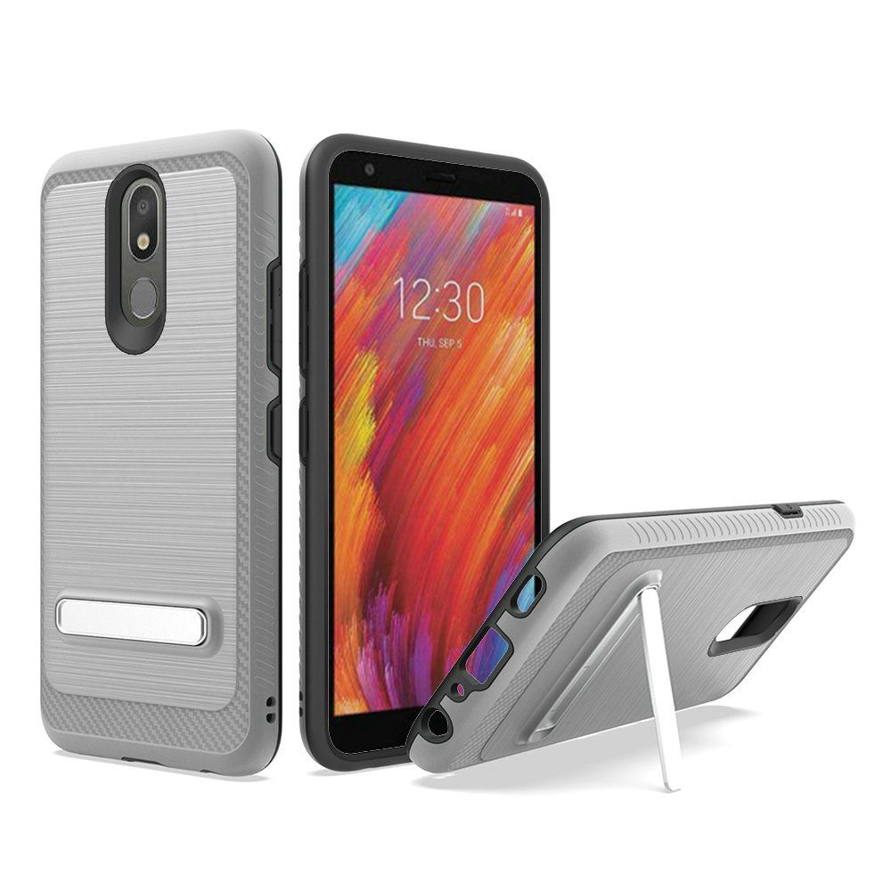 GSA Brushed Stand For LG Aristo 4 Plus/LG Escape+/K30 2019 Gray
