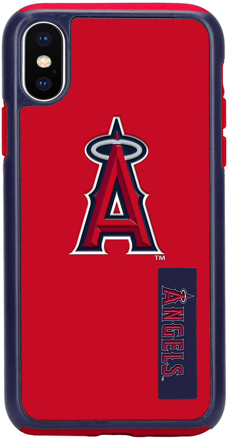 FOCO MLB Los Angeles Angels Dual Hybrid Case for iPhone X & XS (5.8")