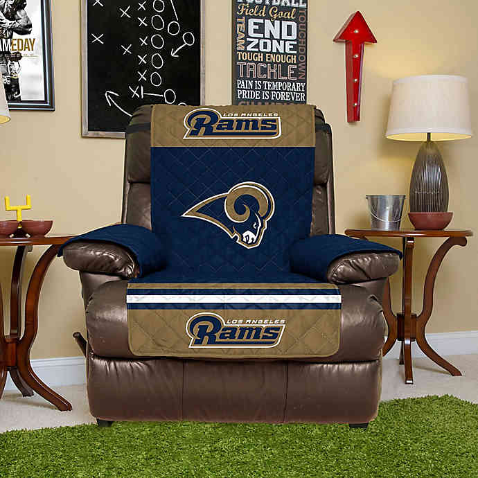 NFL Los Angeles Rams Recliner Reversible Furniture Protector