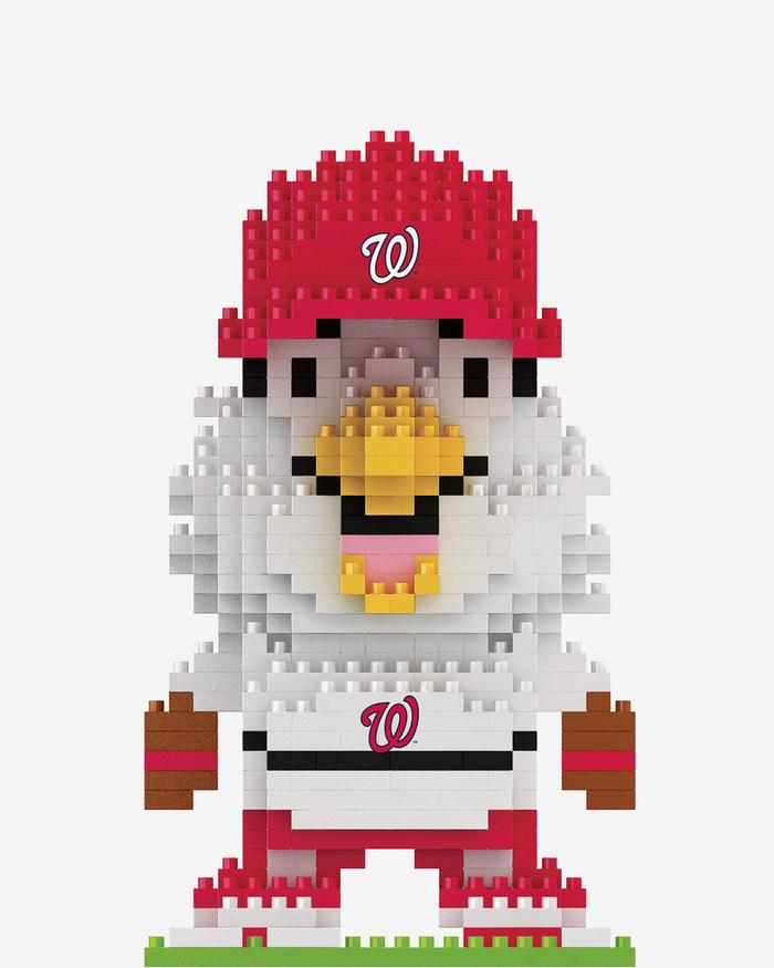 FOCO BRXLZ MLB Washington Nationals Screech Team Mascot 3-D Construction Toy