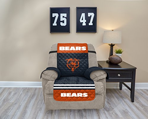 PSF NFL Chicago Bears Universal Recliner Waterproof Furniture Protector