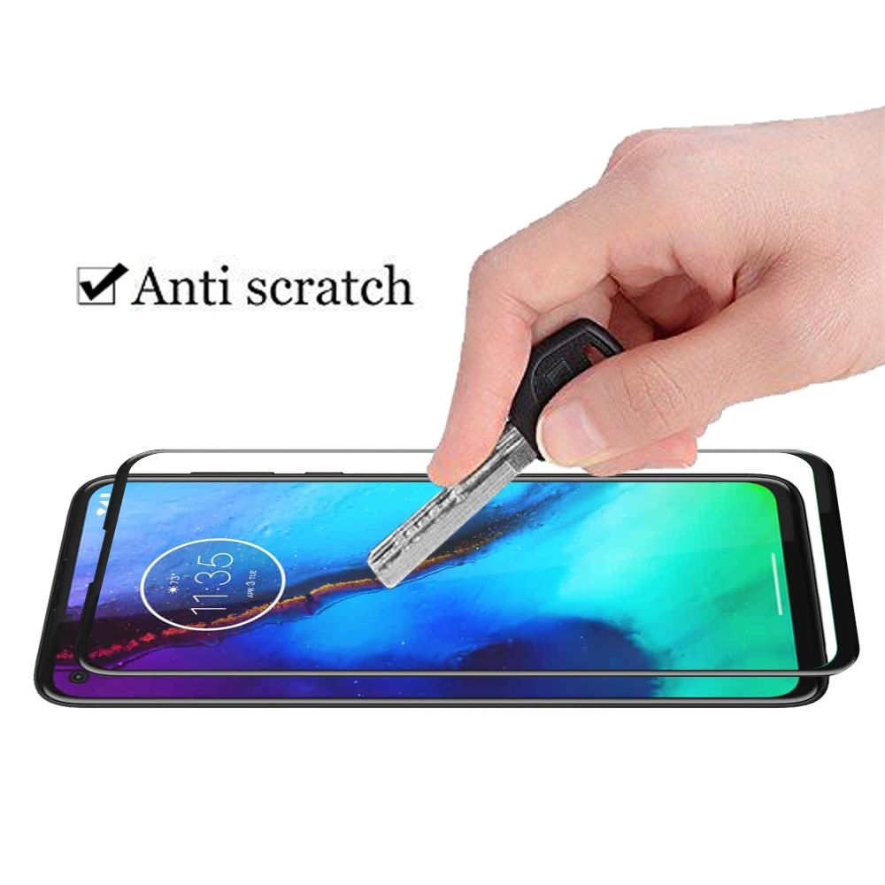 GSA Black Boarder Tempered Glass for Moto G Stylus 2020 XT2043 2 in PKG