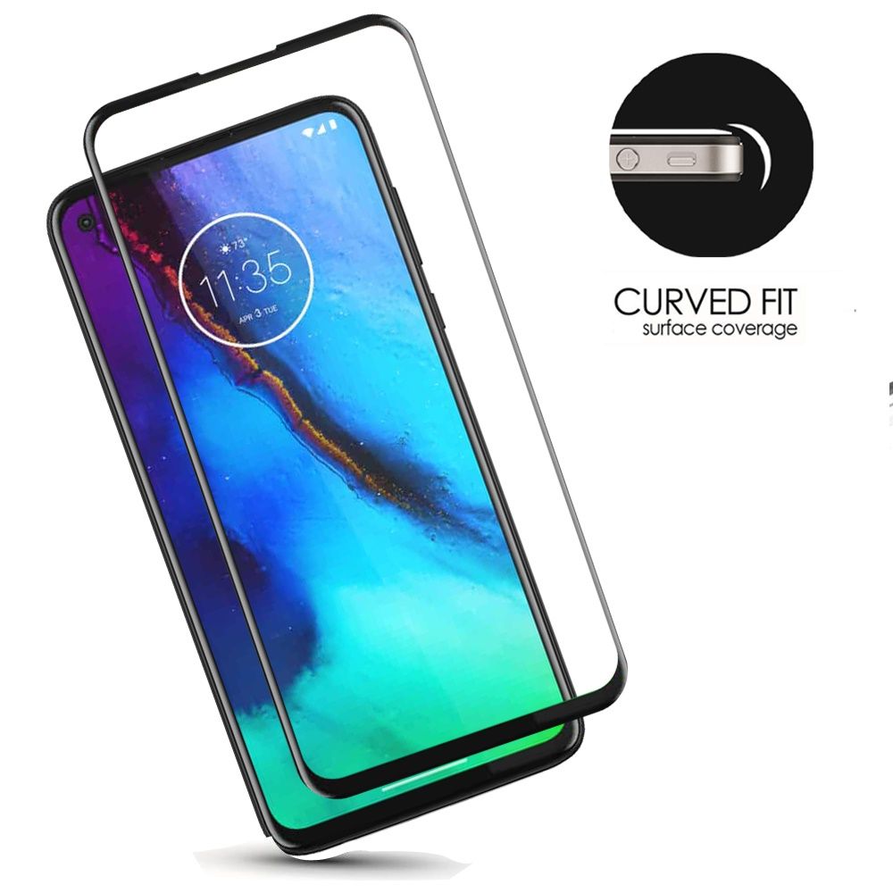 GSA Black Boarder Tempered Glass for Moto G Stylus 2020 XT2043 2 in PKG