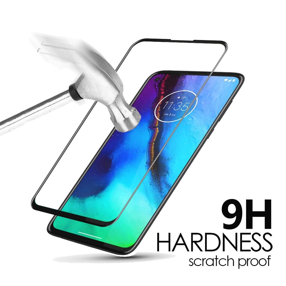GSA Black Boarder Tempered Glass for Moto G Stylus 2020 XT2043 2 in PKG