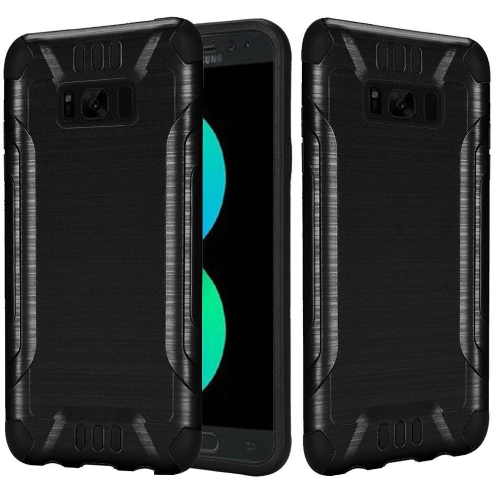 GSA Brushed Armor Hybrid For Samsung Galaxy S8 Plus - Black