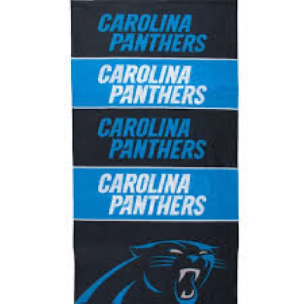 LE NFL Carolina Panthers Superdana Bandana Neck Gaiter 10"X19"