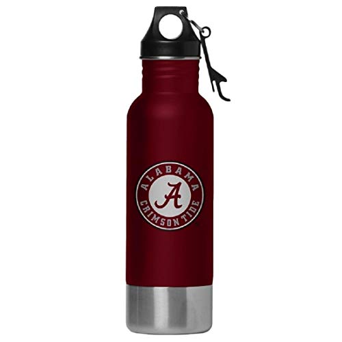 SLW NCAA Licensed Alabama Crimson Tide Stainless Steel Bottle Chiller, 14OZ