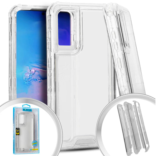 GSA Anti-Drop 3-in-1 Transparent Case for Samsung Galaxy S20 6.2" Clear