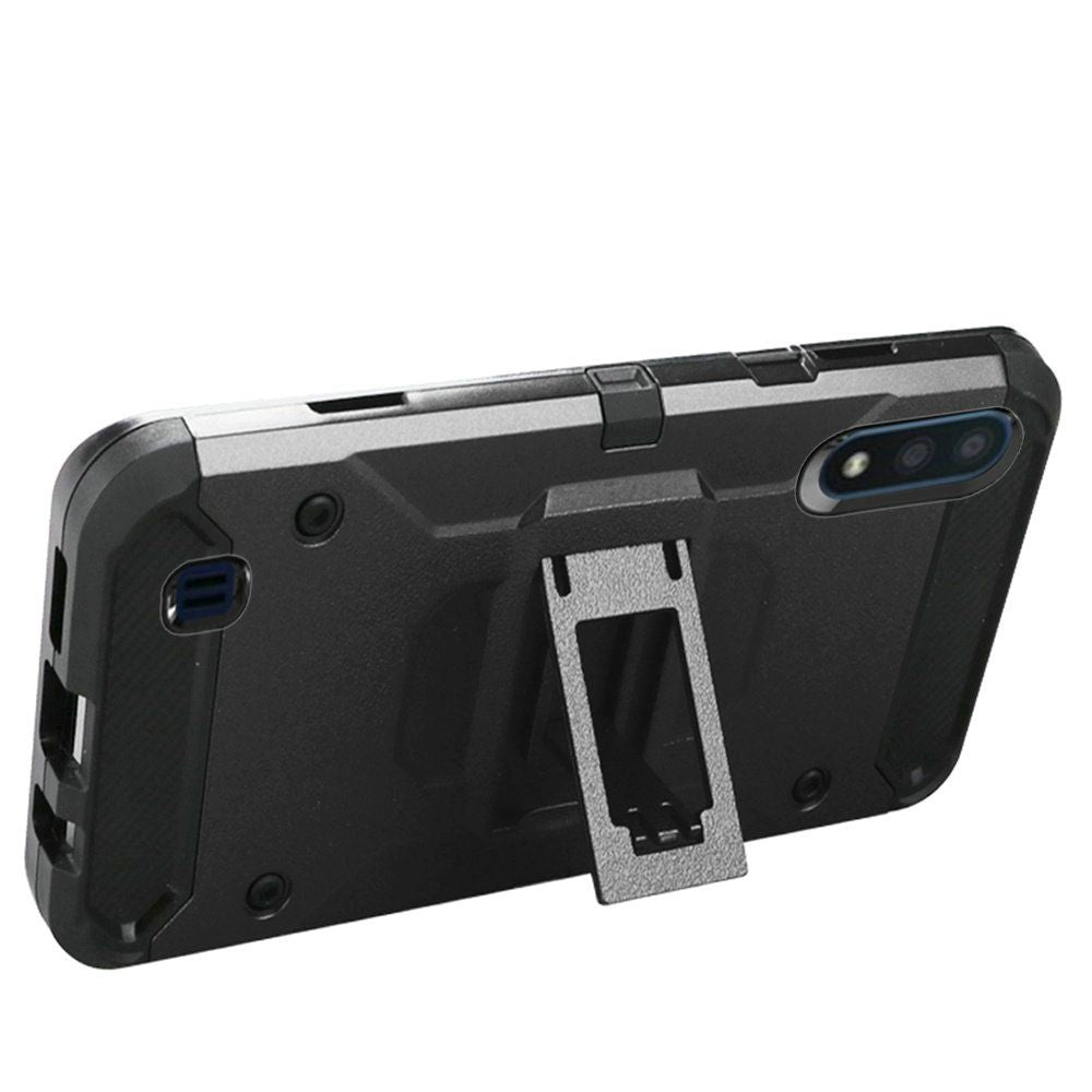 GSA Premium Tactical Holster Case w/Kickstand for Samsung A01 - Black