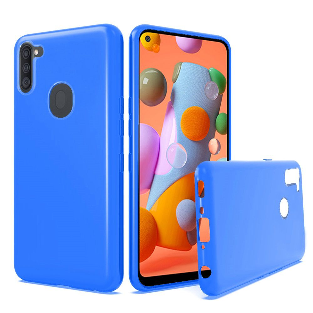 GSA Slim Flexible Candy Case For Samsung Galaxy A11 - Blue