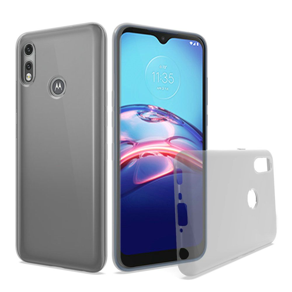 GSA TPU Gel Skin Flexible Case Cover For Motorola Moto E 2020 Clear