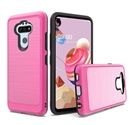 GSA Slim Brushed Case w/Edge Design for LG Aristo 5 - Hot Pink