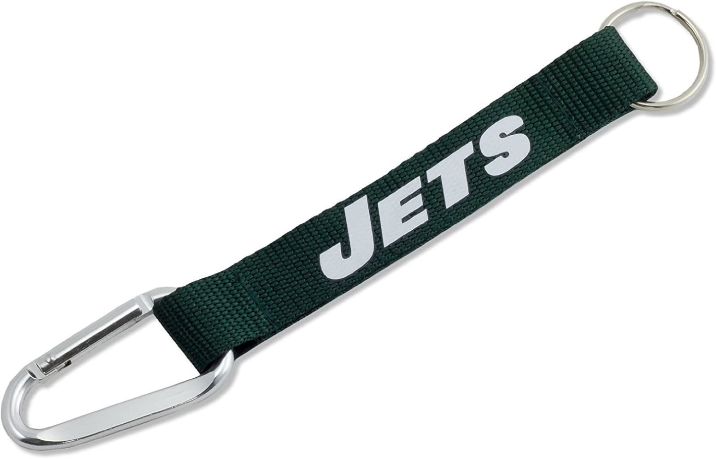 Aminco NFL Officially Licensed New York Jets Carabiner Lanyard Keychain