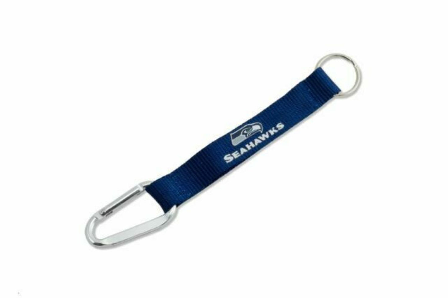 Aminco NFL Officially Licensed Seattle Seahawks Carabiner Lanyard Keychain