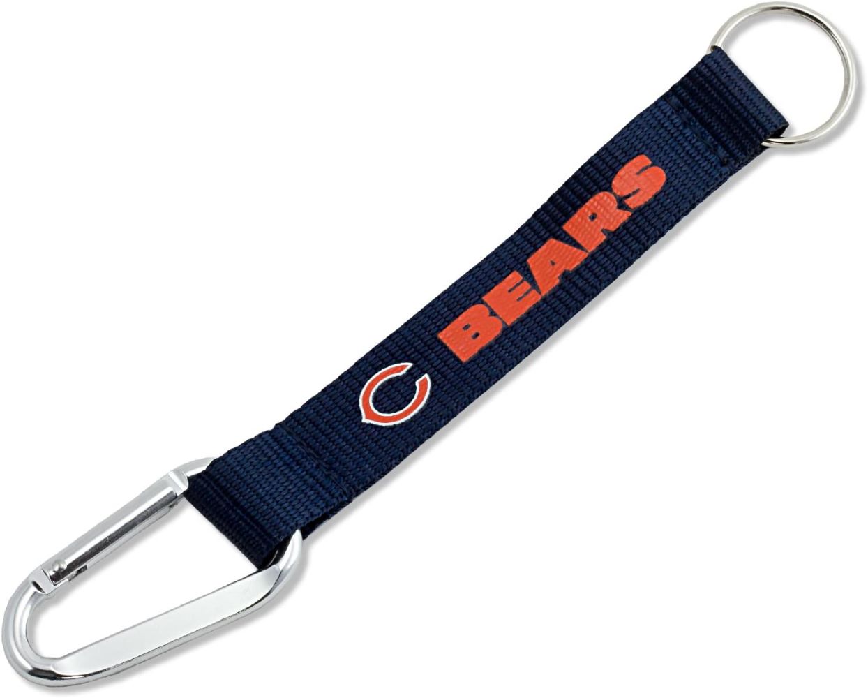 Aminco NFL Officially Licensed Chicago Bears Carabiner Lanyard Keychain