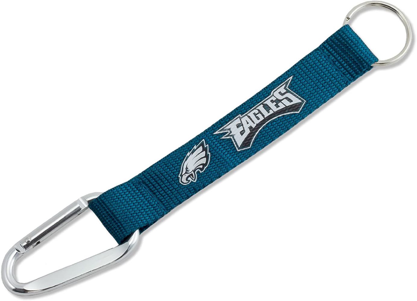 Aminco NFL Officially Licensed Philadelphia Eagles Carabiner Lanyard Keychain