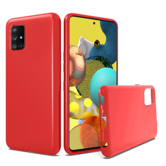 GSA Flexible Slim Candy Case for Samsung A51 5g - Red