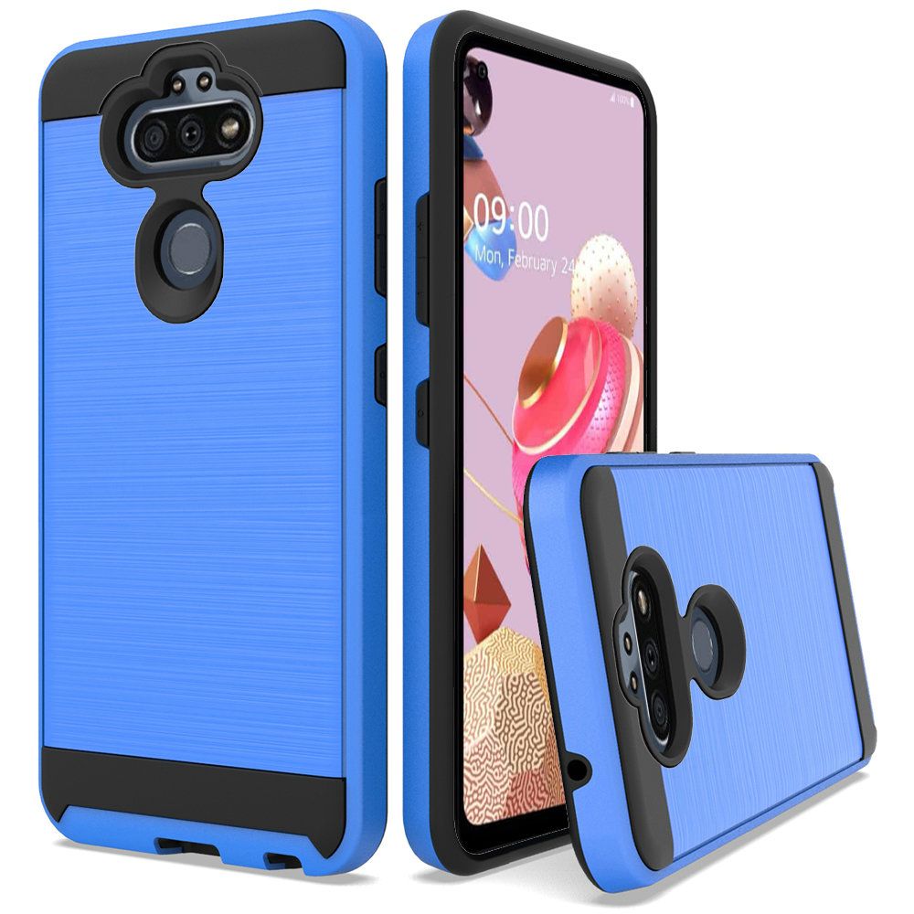 GSA Brushed Hybrid Case for LG Aristo 5 - Blue/Black