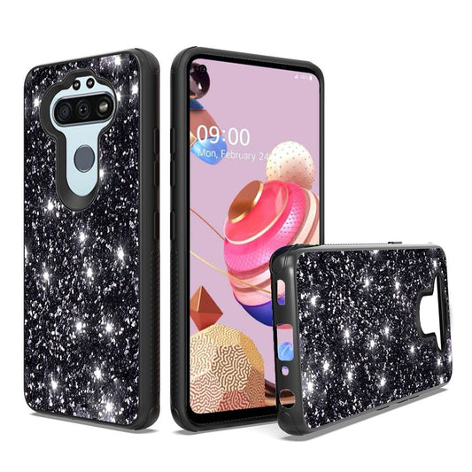 GSA Glitter Bling Candy Case for LG Aristo 5 - Black