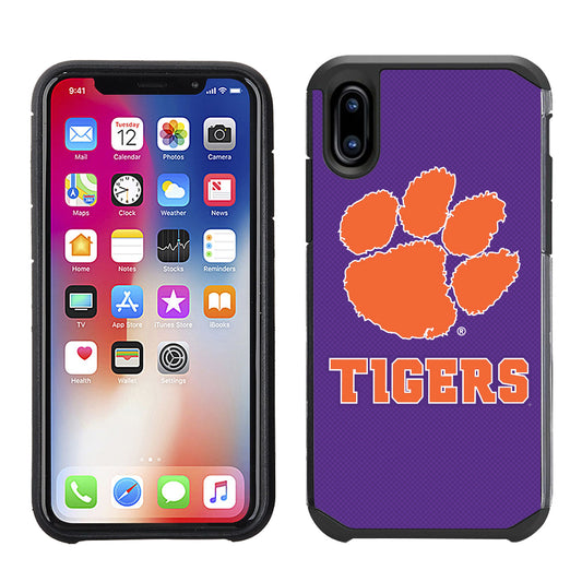 PBG NCAA Clemson Tigers Textured Case for iPhone X & XS (5.8")