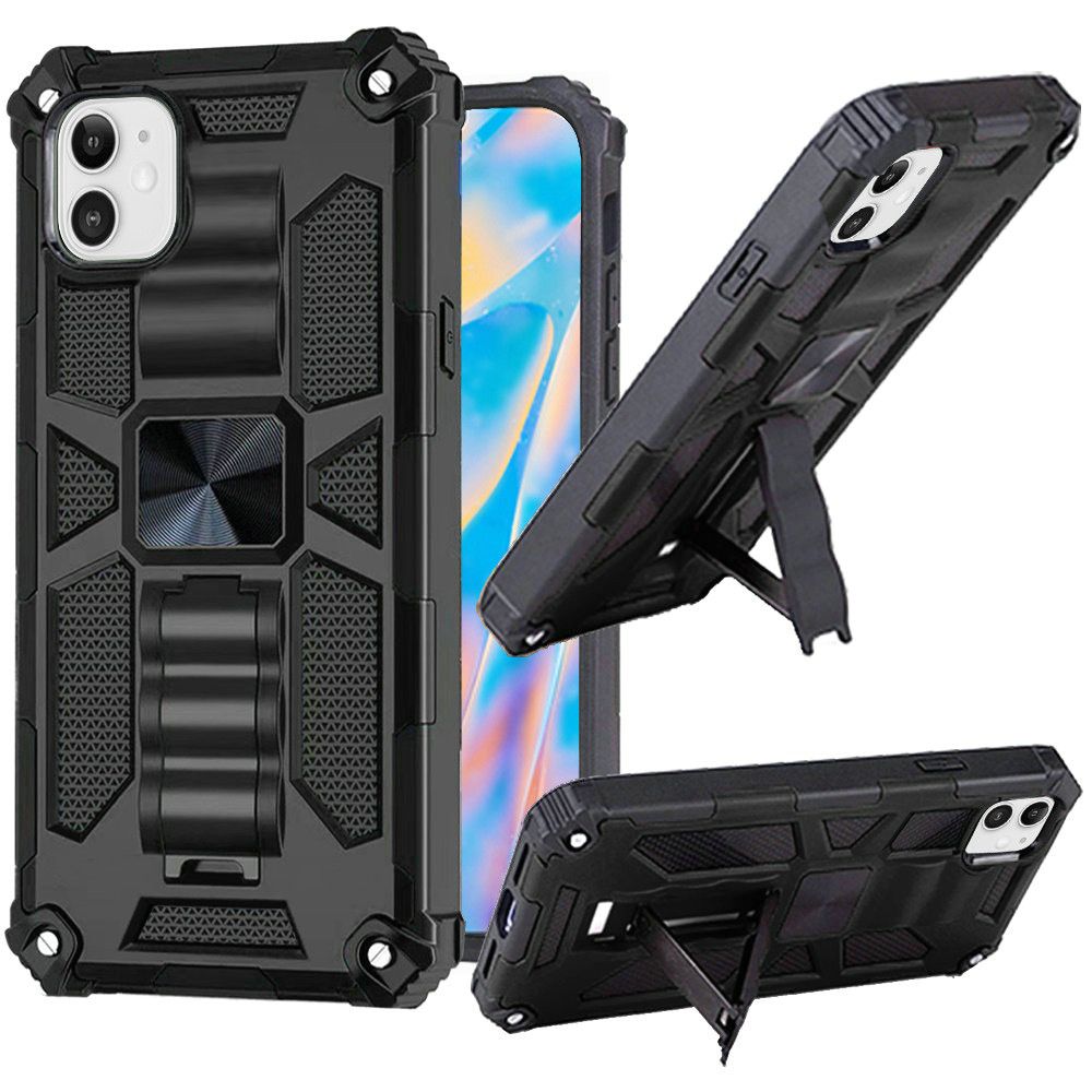 GSA Machine Magnetic Case with Kickstand For iPhone 12 Mini (5.4") Black