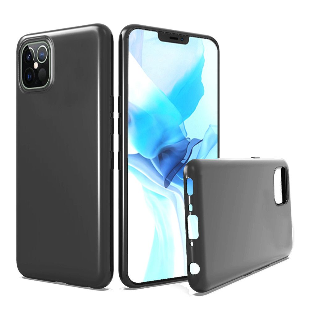 GSA Slim Flexible Candy Case For iPhone 12 Pro Max (6.7") - Black