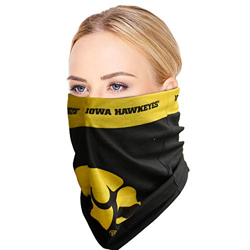 Little Earth NCAA Iowa Hawkeyes Superdana Neck Gaiter
