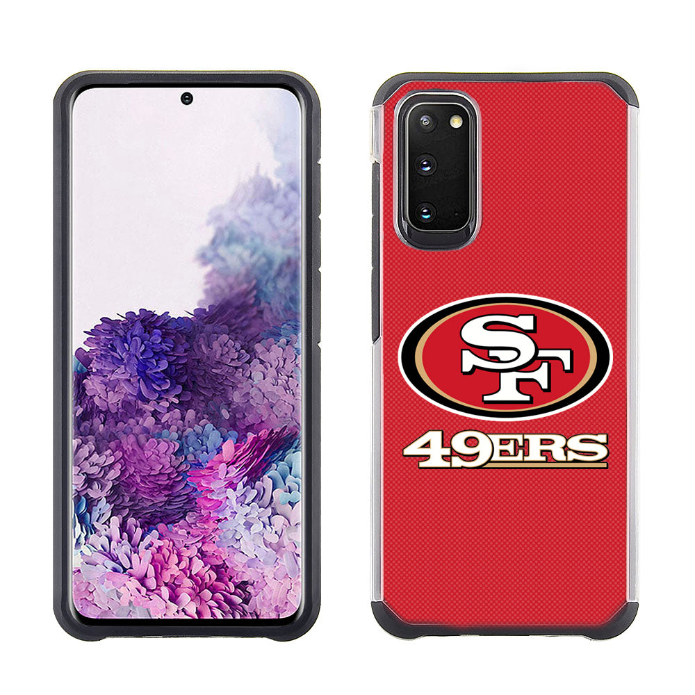 PBG NFL San Francisco 49ers Textured Case for Samsung Galaxy S20