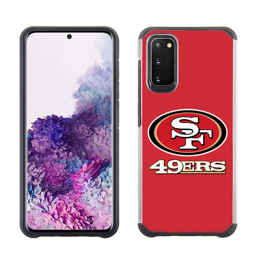 PBG NFL San Francisco 49ers Textured Case for Samsung Galaxy S20
