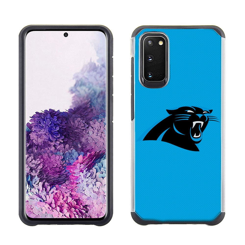 PBG NFL Licensed Carolina Panthers Textured Case for Samsung Galaxy S20