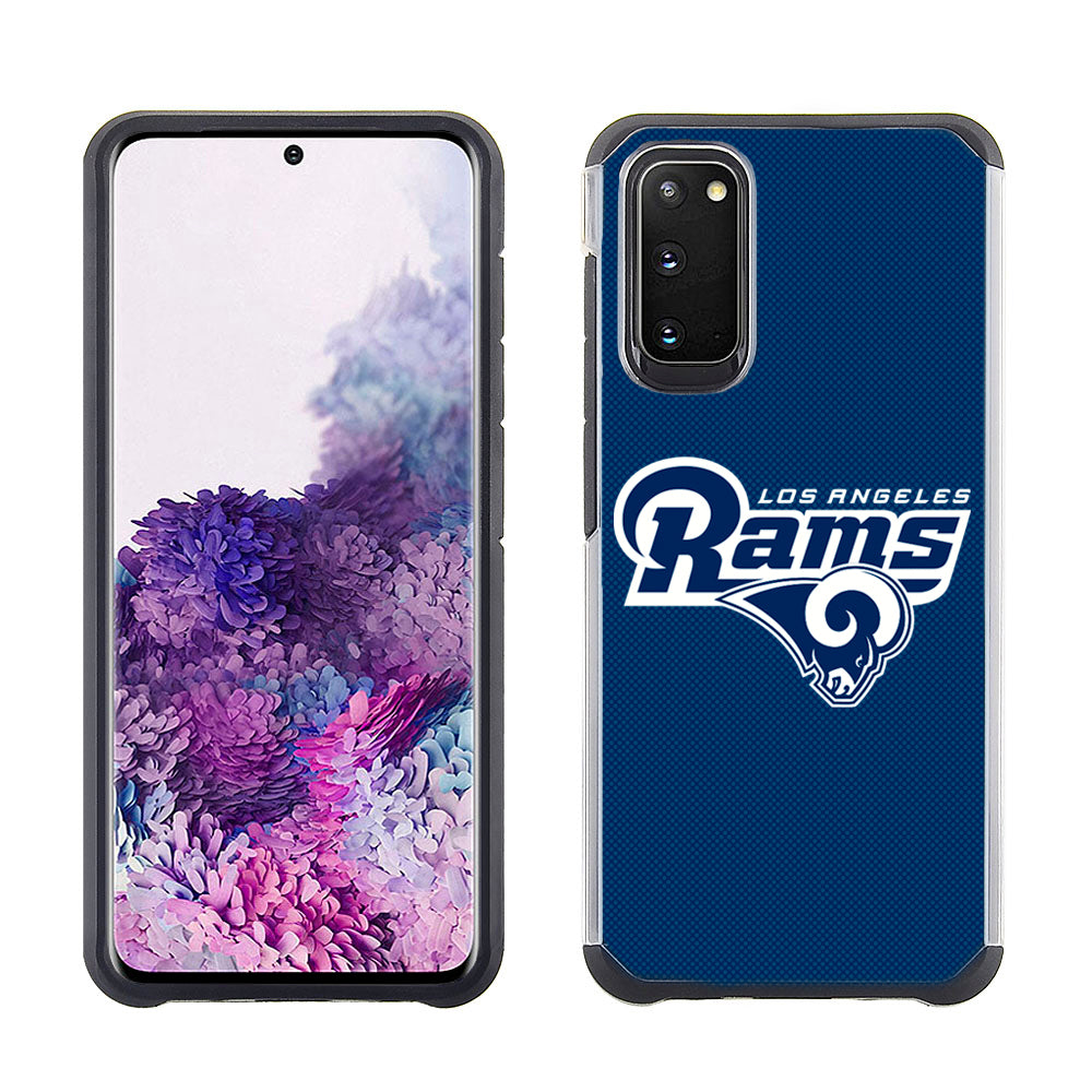 PBG NFL Los Angeles Rams Textured Case for Samsung Galaxy S20