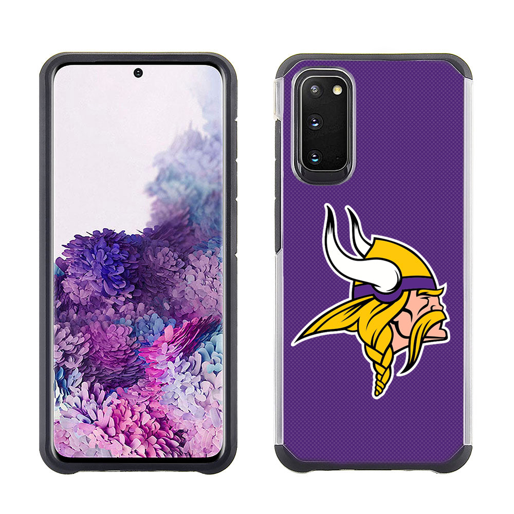 PBG NFL Minnesota Vikings Textured Case for Samsung Galaxy S20