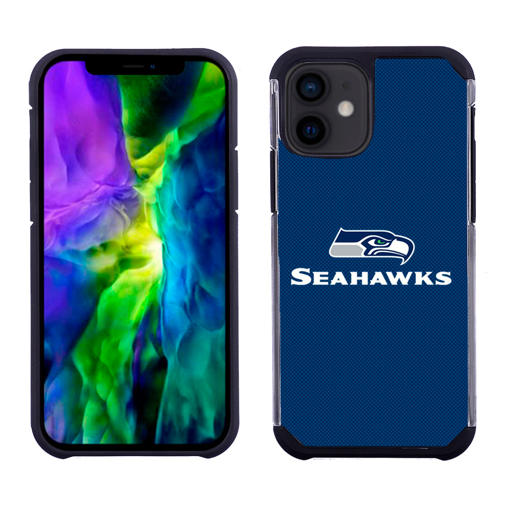 PBG NFL Seattle Seahawks Textured Case for iPhone 12 & 12 Pro (6.1")