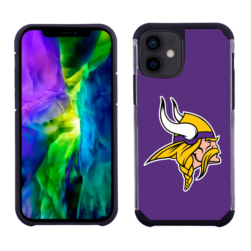 PBG NFL Minnesota Vikings Textured Case for iPhone 12 & 12 Pro (6.1")