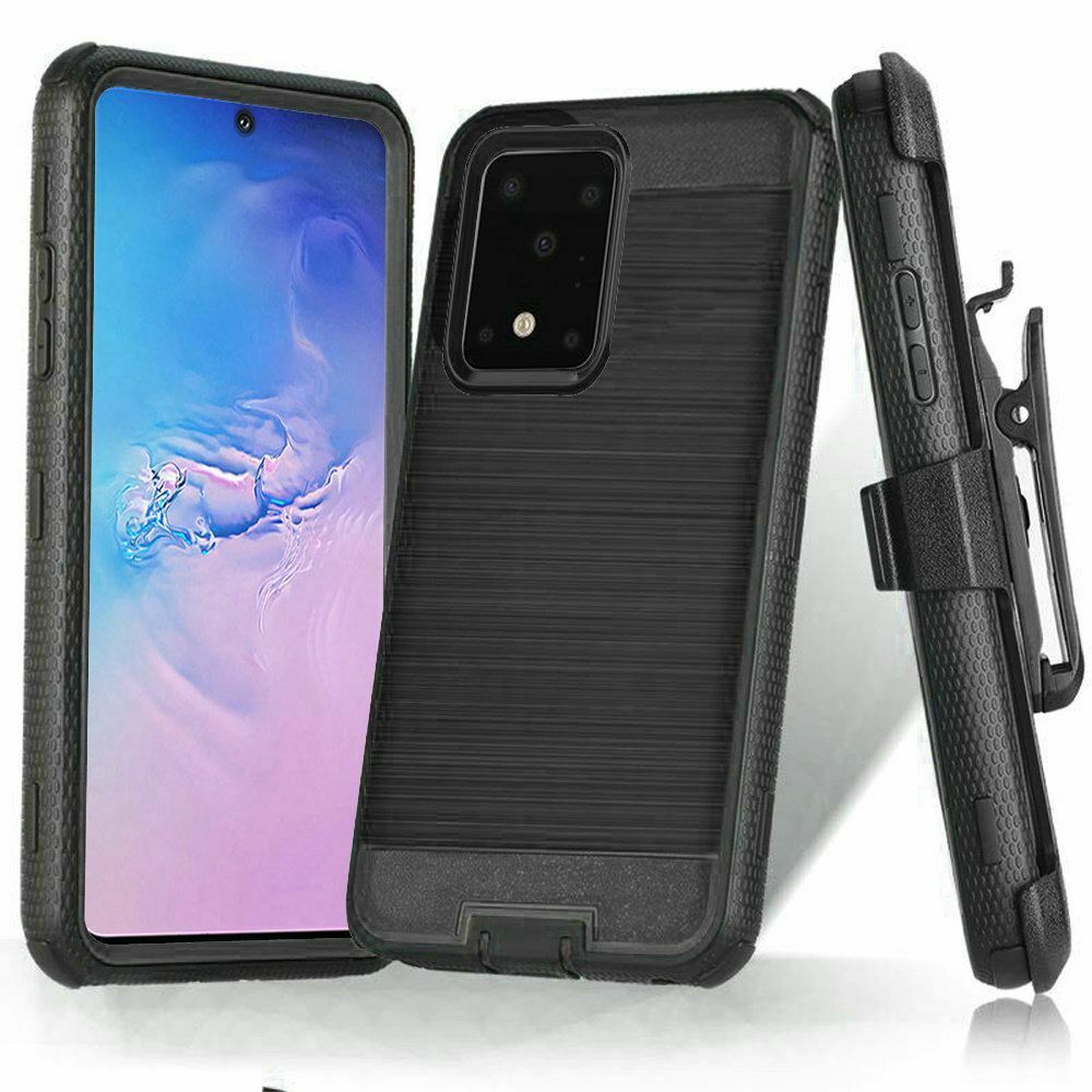 GSA Brushed Holster Case for Samsung Galaxy S20 Ultra - Black
