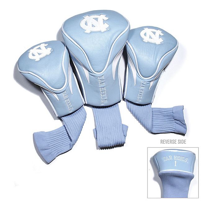TG NCAA North Carolina Tar Heels Contour Golf Club Headcovers 3-Pack