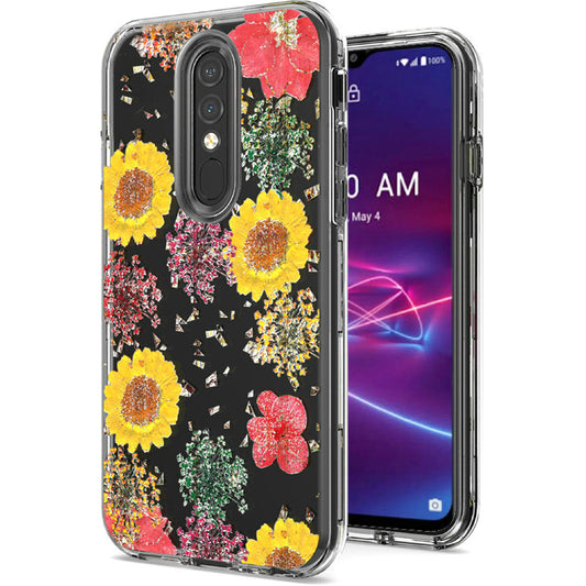 GSA Floral Glitter Candy Case For Coolpad Legacy Brisa - Botanic