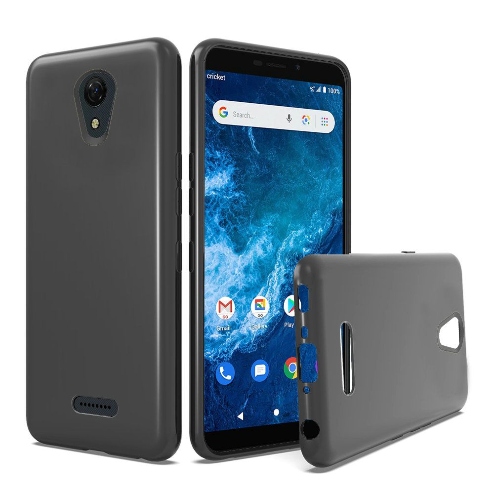 GSA Slim Flexible Candy Case for Cricket Icon 2 - Black