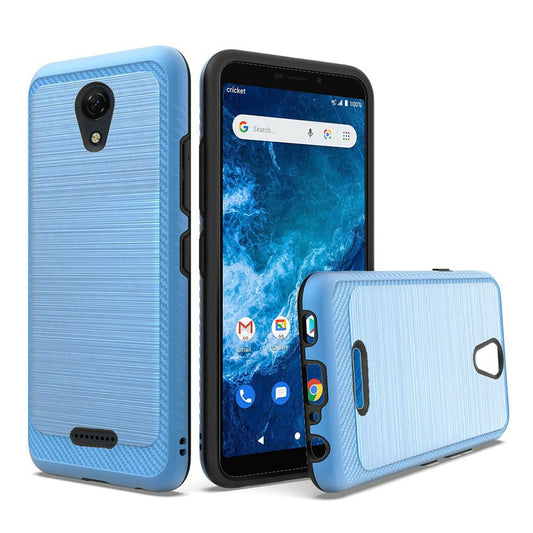 GSA Brushed w/Edge Design Case for Cricket Icon 2 - Blue