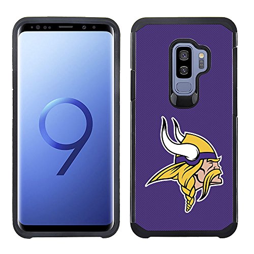 PBG NFL Licensed Minnesota Vikings Textured Case for Samsung Galaxy S9 Plus